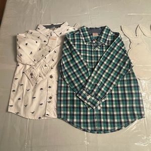 2 Gymboree button down shirts